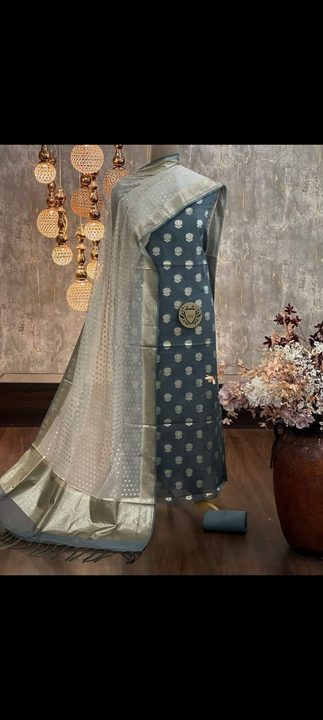 Banarasi Un stitch Suits  uploaded by Banarasi Saree on 12/28/2023