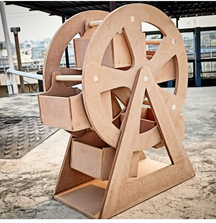 MDF Ferris wheel zula  uploaded by Shree sai wooden craft on 12/28/2023