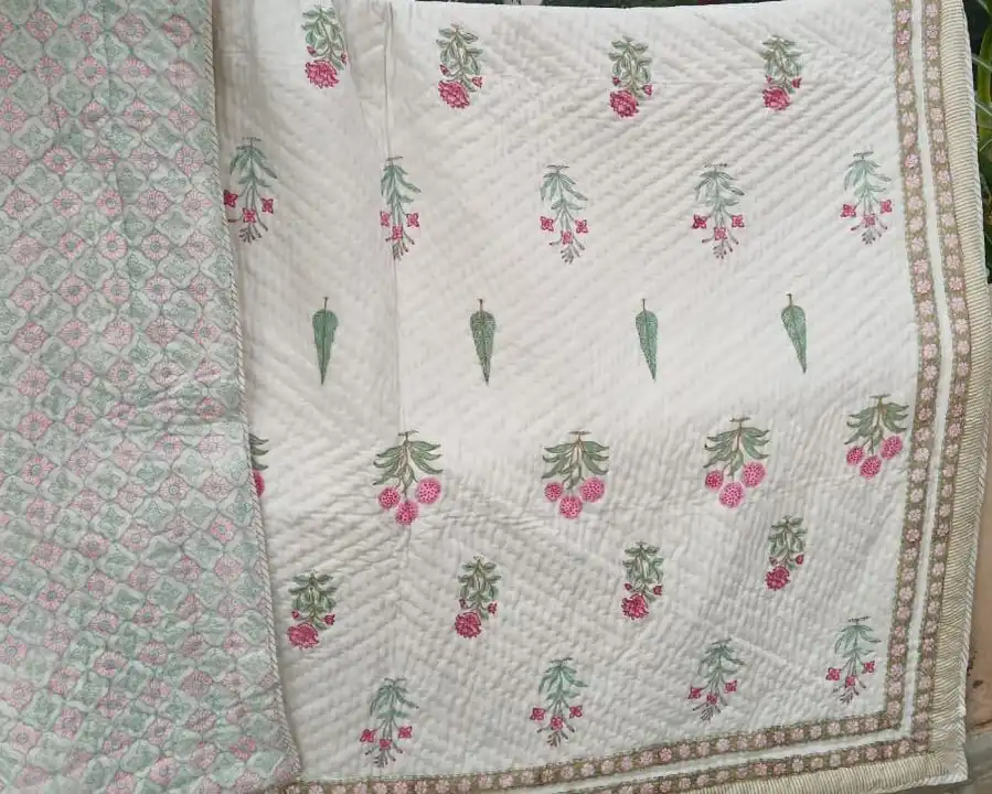 Hand block print jaipuri quilts  uploaded by NEHA Creation on 12/28/2023