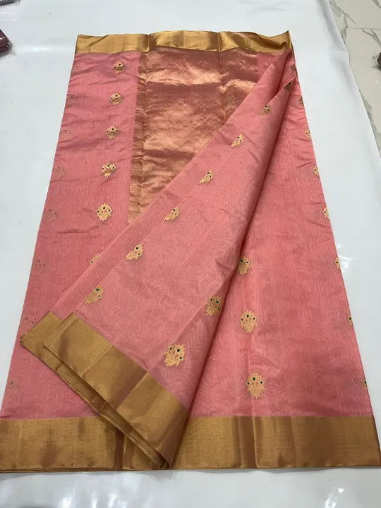 Minakari pattu silk chanderi saree uploaded by Handloom saree on 12/28/2023