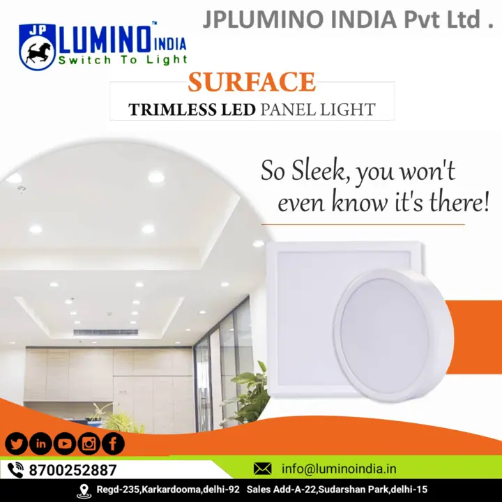 Led panel and surface uploaded by Jplumino india pvt ltd on 12/28/2023