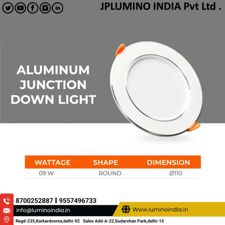Spot & Down light uploaded by Jplumino india pvt ltd on 12/28/2023
