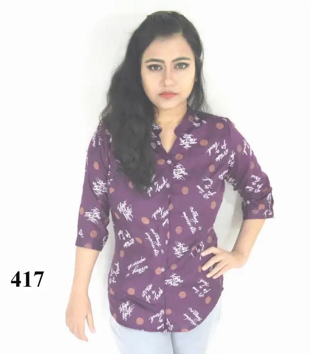 Women Rayon casual shirts  uploaded by business on 12/28/2023