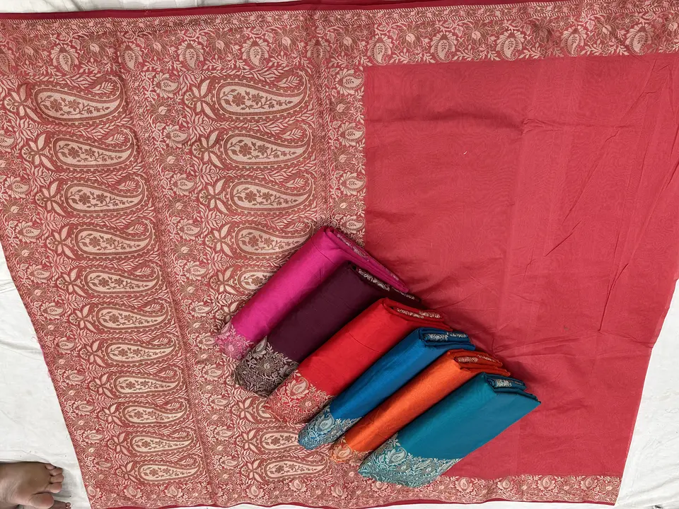 Monica plain saree  uploaded by business on 12/28/2023