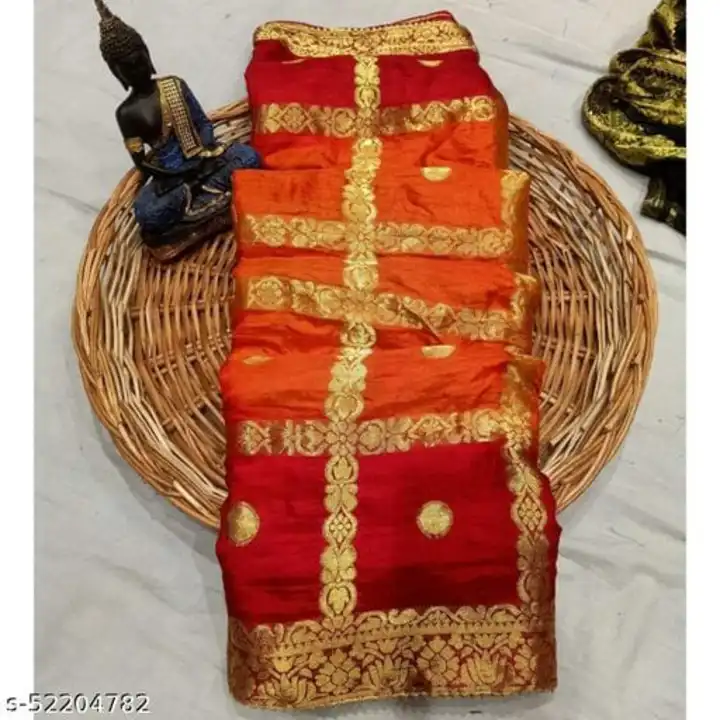 9983344462 😍😍 *Price Down* 😍

🥰ghadchola banarsi silk sarees with full heavy zari uploaded by Gotapatti manufacturer on 12/28/2023