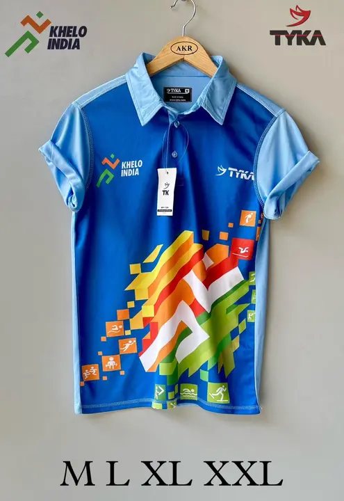 Khelo India Collar T shirts uploaded by Go Go sports on 12/29/2023