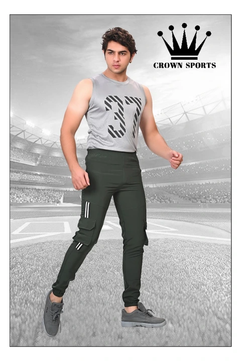 Ns Laycra cantras strp joggers in multi color size.M.L.XL  uploaded by Crown sports  on 12/29/2023