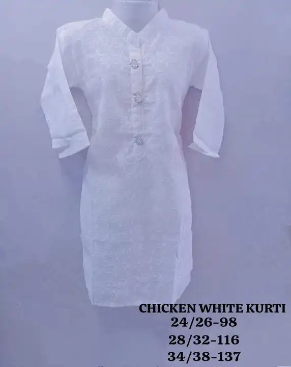 CHICKEN KURTI  uploaded by Rivi Kids Fashion.... KIDS WHOLE SALE  on 12/29/2023