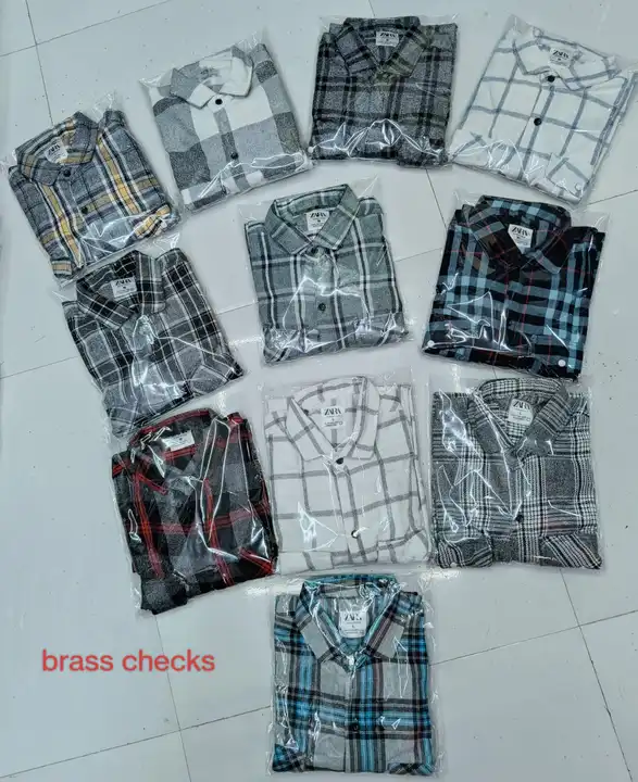 Brass Double pocket shirts uploaded by MUMBAI SHIRTS  on 12/29/2023