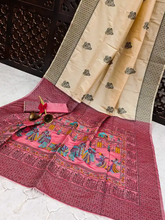 Raw silk handloom saree uploaded by era_fashion_apparels on 12/29/2023