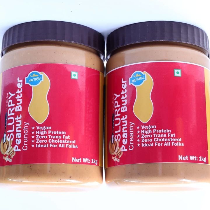 SLURPY Natural Peanut Butter (Creamy/Crunchy) High Protein uploaded by SLURPY Health Food's on 3/24/2021