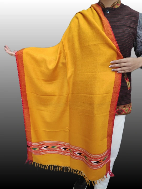 Himachali Traditional Kullu Handmade Stole uploaded by Himanchal Traditions  on 12/29/2023
