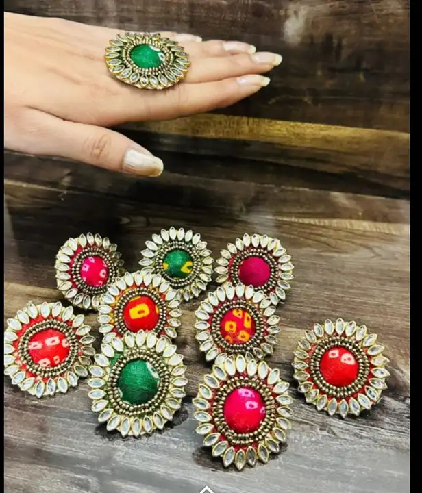 Kundan ring uploaded by Mantra handcrafted jewellery collec on 12/29/2023