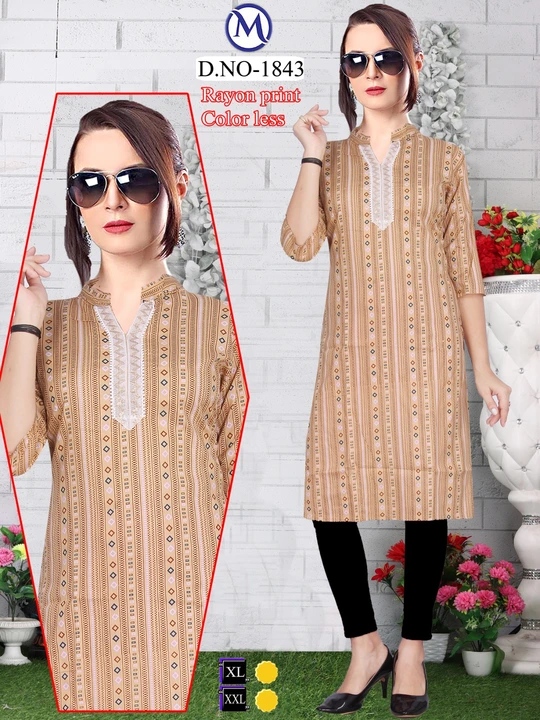 Straight Line Kurti uploaded by business on 12/29/2023