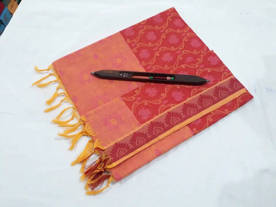 Pure cotton emboss saree's  uploaded by SRI AMMAN SAREES MANUFACTURE on 12/29/2023