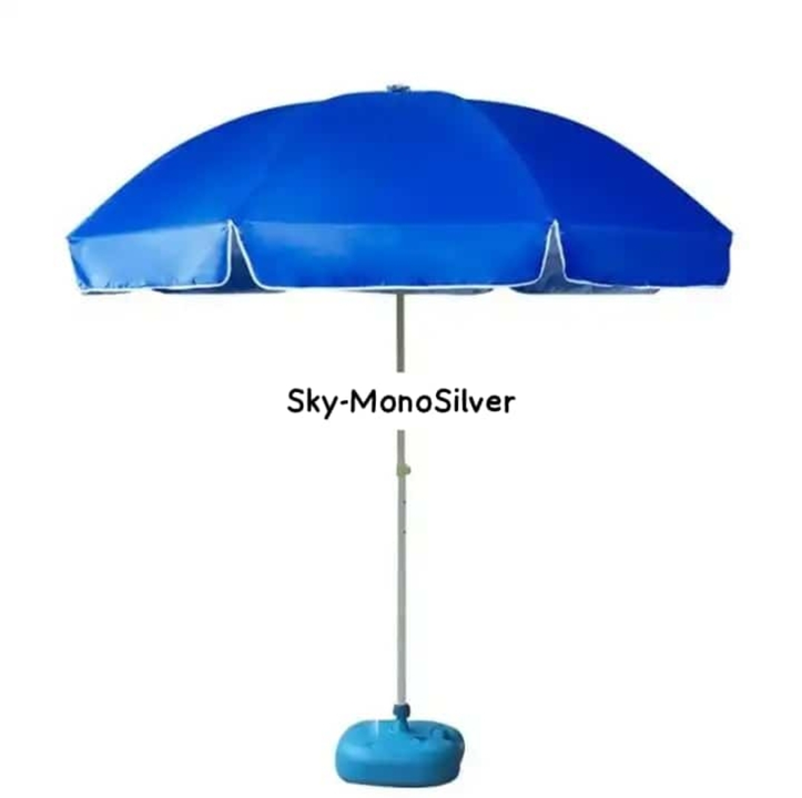 Mono Silver Garden Patio Umbrella uploaded by Classic International  on 12/30/2023