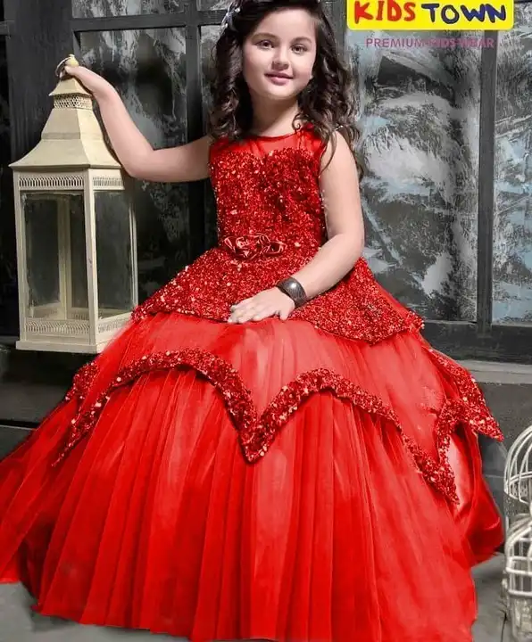 Kids gown uploaded by Maa Creation. on 12/30/2023