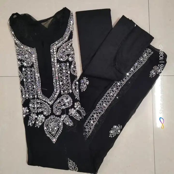 Gala booti kurti with Inner  uploaded by business on 12/30/2023
