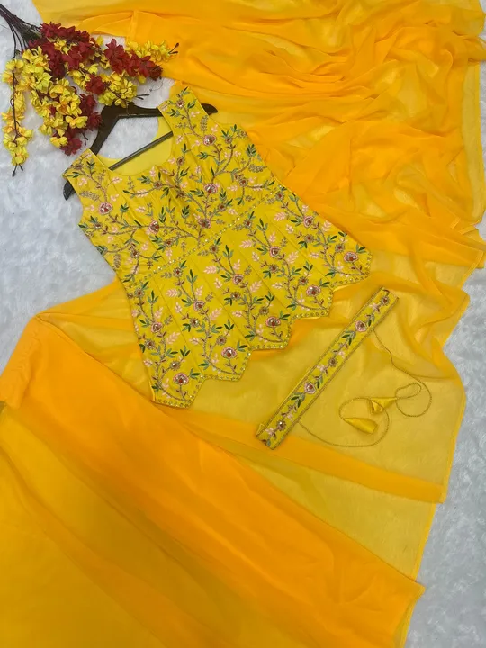 *H-86*

*New Super Trending Embroidery cording work ready to wear saree with full koti*

*💃SAREE DE uploaded by BOKADIYA TEXOFIN on 12/30/2023
