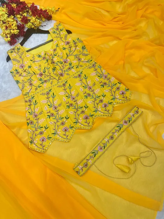 *H-86*

*New Super Trending Embroidery cording work ready to wear saree with full koti*

*💃SAREE DE uploaded by BOKADIYA TEXOFIN on 12/30/2023