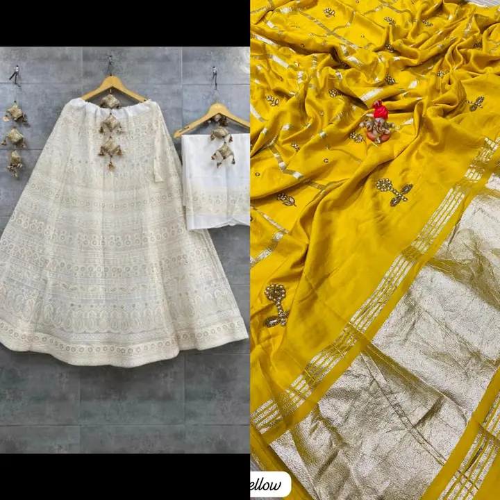 *NEW COLLECTION LAUNCHING*

*LUKHNAVI COTTON SKIRT with SHIBORI with LAGDI PATTA DUPPATA* 

*Lehnga  uploaded by business on 12/30/2023