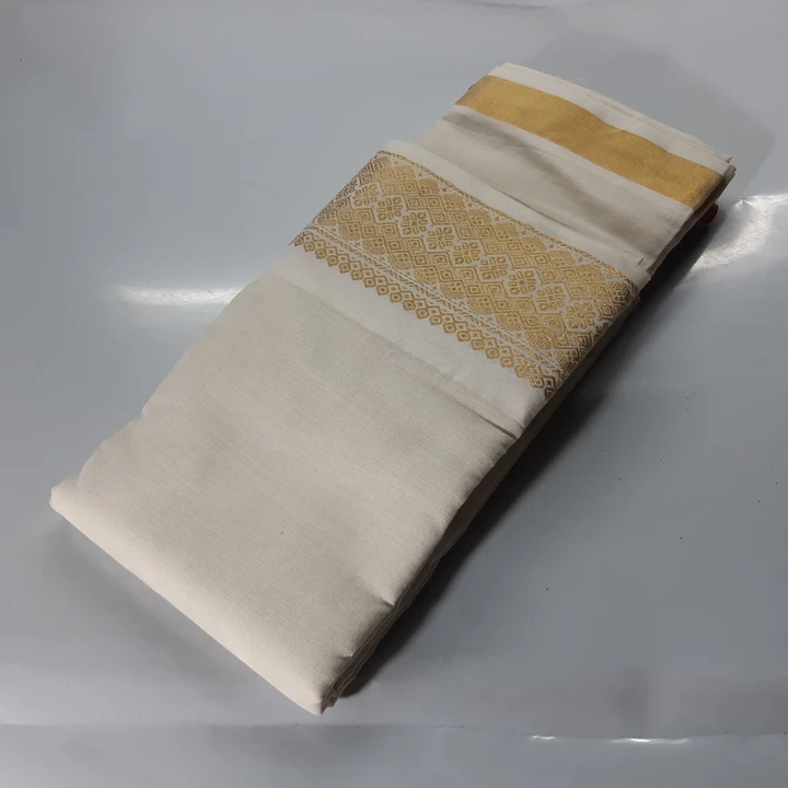 Kerala cotton saree uploaded by business on 12/30/2023