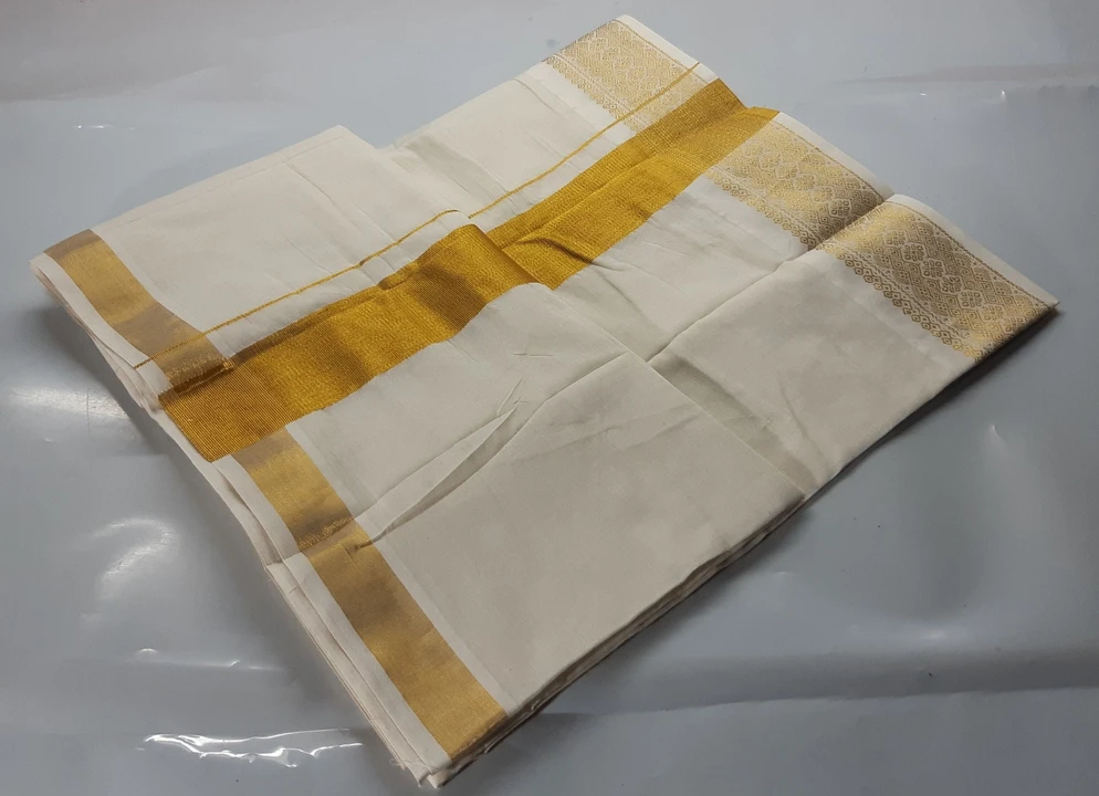 Kerala cotton saree uploaded by Saraswathi Textile on 12/30/2023