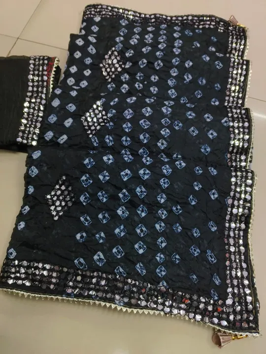 😍😍 *NEW LAUNCHE BANDHANI SAREE SPECIAL*😍😍

💃🏻 Special Fancy Dark nd Lite Colour Matching Chart uploaded by Gotapatti manufacturer on 12/30/2023