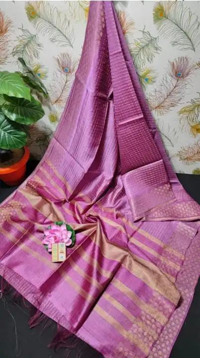 🌾Katha design New 

 saree 🌾
🌾 Fabric Kota dupyan stple 

🌾Best quality

🌾Saree length.  6.5 MT uploaded by Aayesha Handloom on 12/30/2023