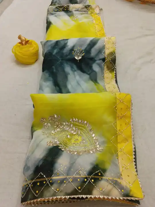 Organza fabric saree uploaded by business on 12/30/2023