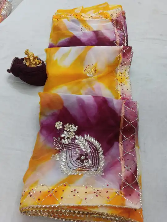 Organza fabric saree uploaded by All in one collection on 12/30/2023