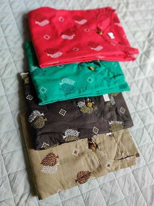 Post image 👗  fashion boutique👗
🍼🍼🍼🍼🍼🍼🍼🍼🍼
Maternity kurtis ⛱️⛱️🧃🧃🍹🍹


Awesome quality 
Pure cotton👌🏻👌🏻

price is 485+$ each


Straight cut feeding Kurtis

Size  42 xl
Size  44 xxl


Length 42


Sleeves 3/4th

🚼🚼🚼🚼🚼🚼