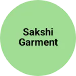 Business logo of Sakshi garment