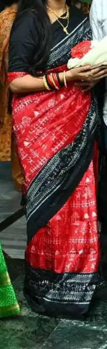 Sambalpuri pata saree  uploaded by Mahavir saree shop on 12/31/2023