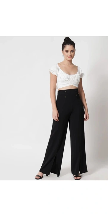 Classic Designer and Open cut Regular Fit Women Trouser  uploaded by SSSB CREATIONS on 12/31/2023