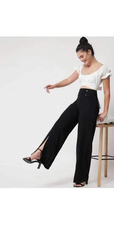 Classic Designer and Open cut Regular Fit Women Trouser  uploaded by SSSB CREATIONS on 12/31/2023