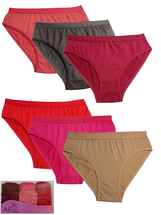 Cotton Bikini Underwear For Women, Plain at Rs 60/piece in Mumbai
