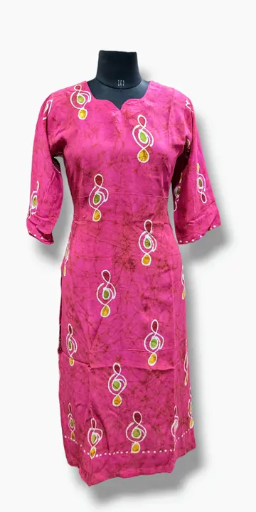 Stylish Batik Print Rayone Kurti  uploaded by MUJIB BATIK PRINTS on 1/1/2024