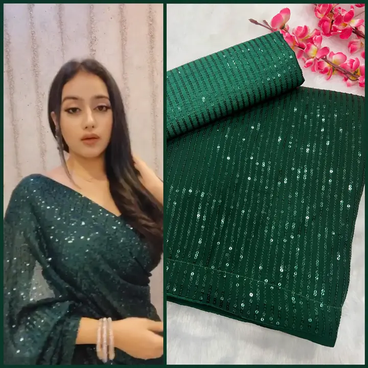 SEQUENCE SAREE  uploaded by R V FASHION HUB on 1/1/2024