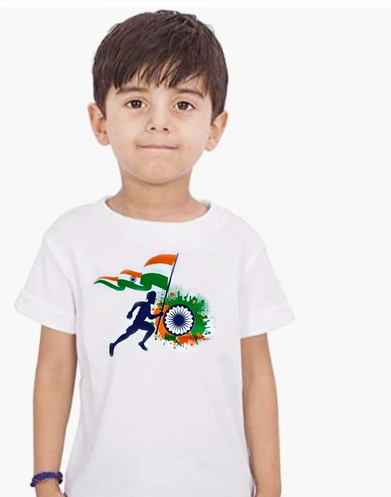 TIRNGA FLAG T-SHIRTS  22-36 uploaded by Shivkrupa Textile on 1/2/2024