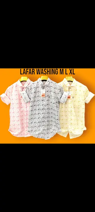 Lafar print  shirts  uploaded by business on 1/2/2024