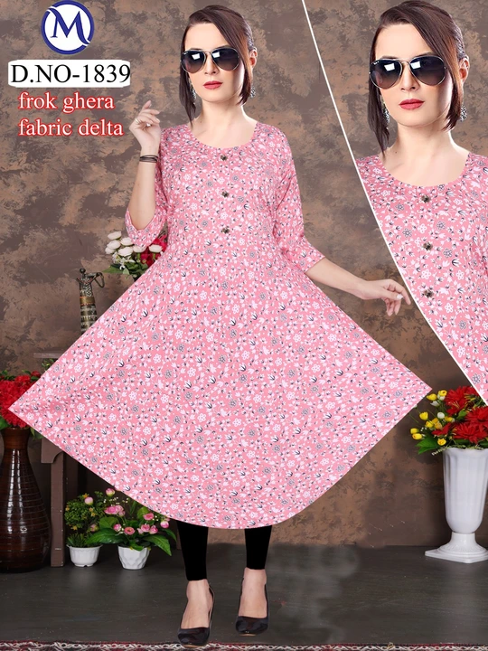 Long Ghera Umbrella Kurti uploaded by business on 1/2/2024