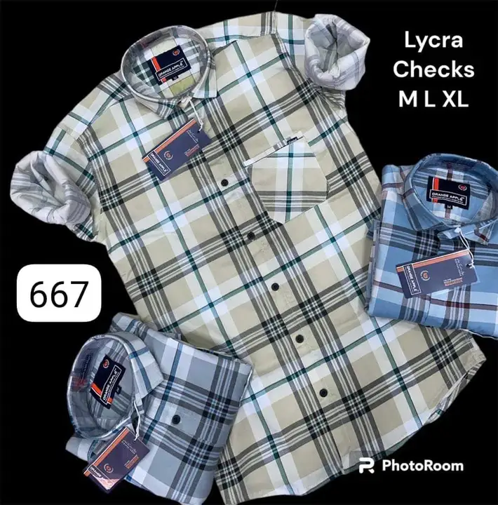 Laffer Check Shirt M, L, XL, XXL 📞 8617465475 uploaded by DAS TRADER'S  on 1/2/2024