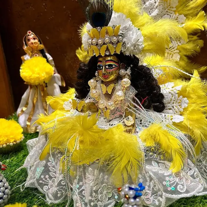 Laddu gopal dress fancy uploaded by business on 1/2/2024