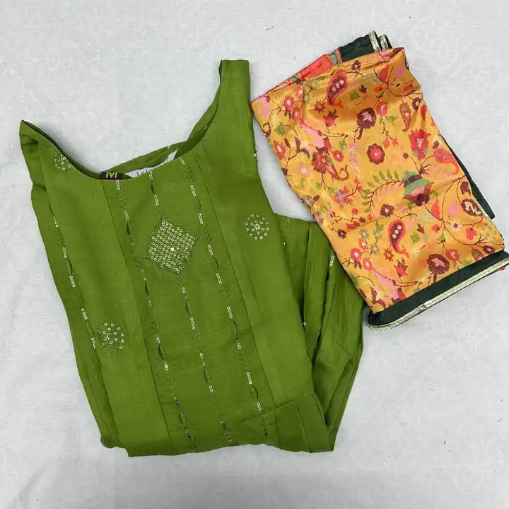 Premium Embroidery Rayon kurta with Dupatta  uploaded by Vihu fashion on 1/3/2024