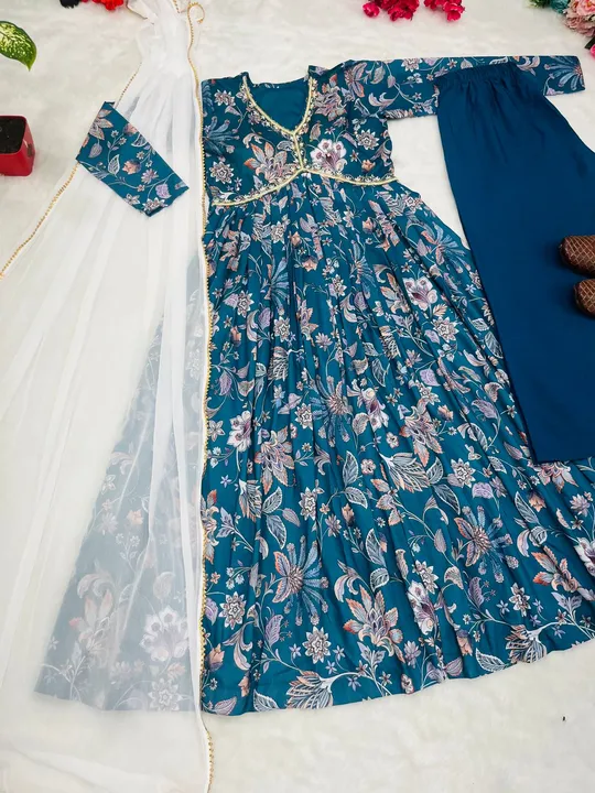 Aliya cut dress cotton by cotton uploaded by Suyukti Creation on 1/3/2024