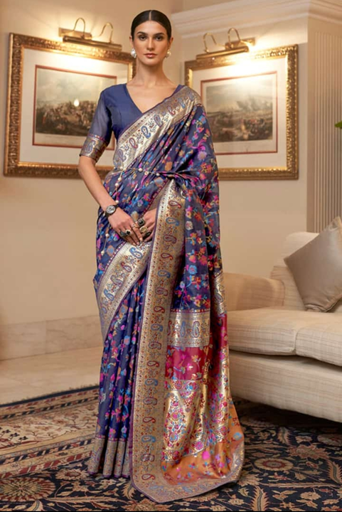 Banarasi pashmina cotton saree  uploaded by business on 1/3/2024