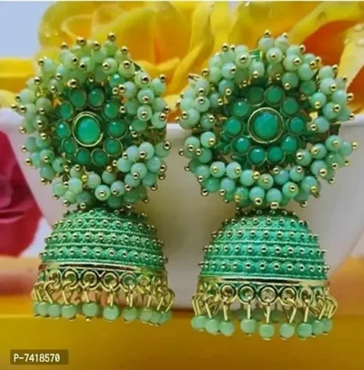 Traditional Party Wear Pearl Jhumka Earrings For Girls And Women

Traditional Party Wear Pearl Jhumk uploaded by Tripti collection on 1/3/2024