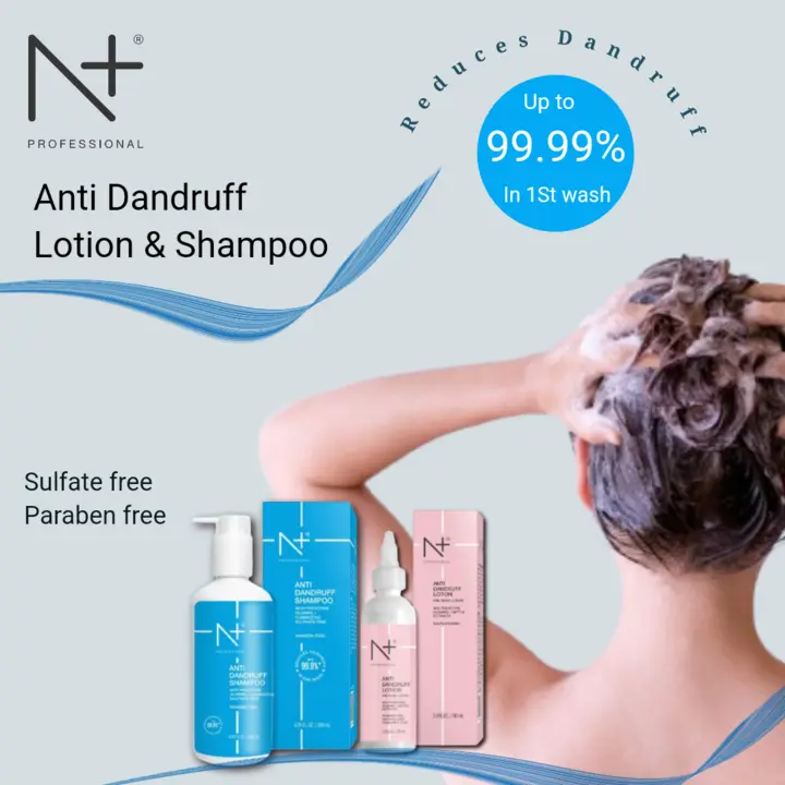 Post image Anti dandruff shampoo and lotion
99.99% dandruff clear in one wash.