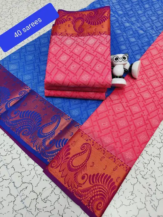 3D embossed art silk sarees  uploaded by business on 1/4/2024